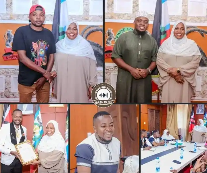Image from BashBuzz: GAVANA FATUMA ACHANI AKUTANA NA CONTENT CREATORS WOTE WA KAUNTI YA KWA...