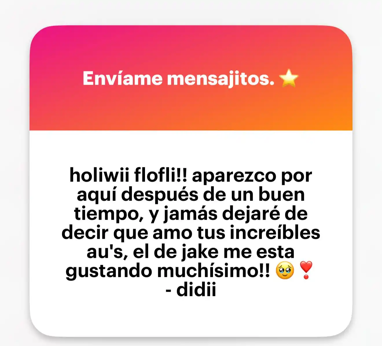 Image from ﹙⭐️﹚ ִ     ࣪  Flowii's diary   ۫ㅤ: Holiwis, didi bonita! Es un gusto volver a leerte, y muchas gracias mi...