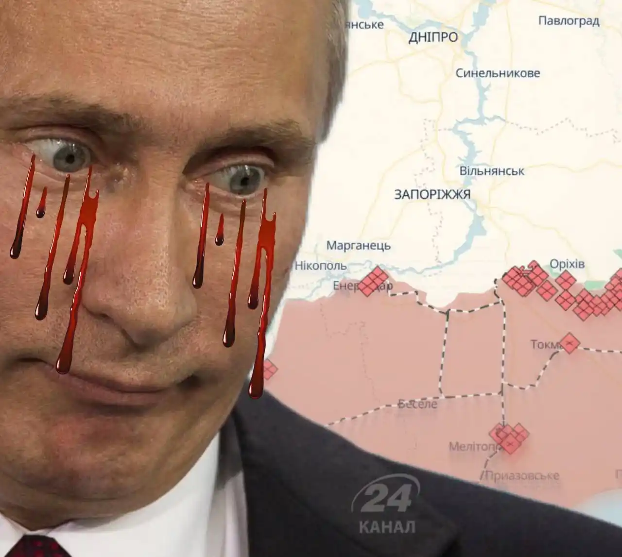 Image from 24 Канал | Новини України: 😤*кремль не задовольниться захопленням Донбасу, Запорізької та Херсон...