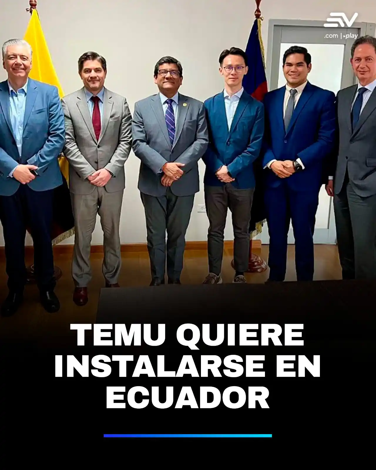 Image from Ecuavisa: La plataforma de comercio electrónico *Temu quiere instalarse en Ecuad...
