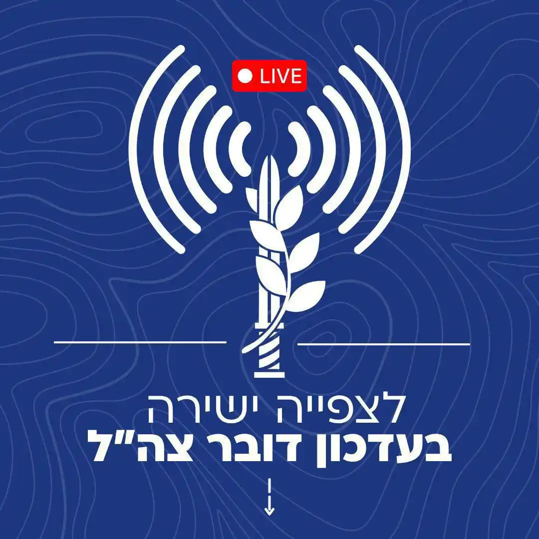 Image from דובר צה״ל: *לצפייה ישירה בעדכון דובר צה"ל >>>* https://www.idf.il/299896...