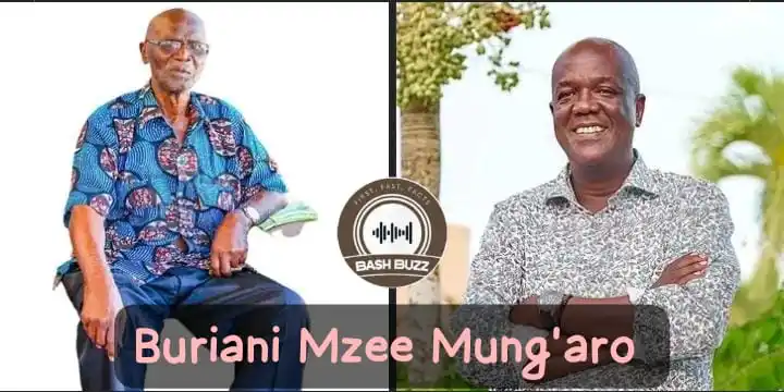 Image from BashBuzz: Mazishi ya mwendazake marehemu Mzee Gideon Baya Mung’aro, babake mzazi...