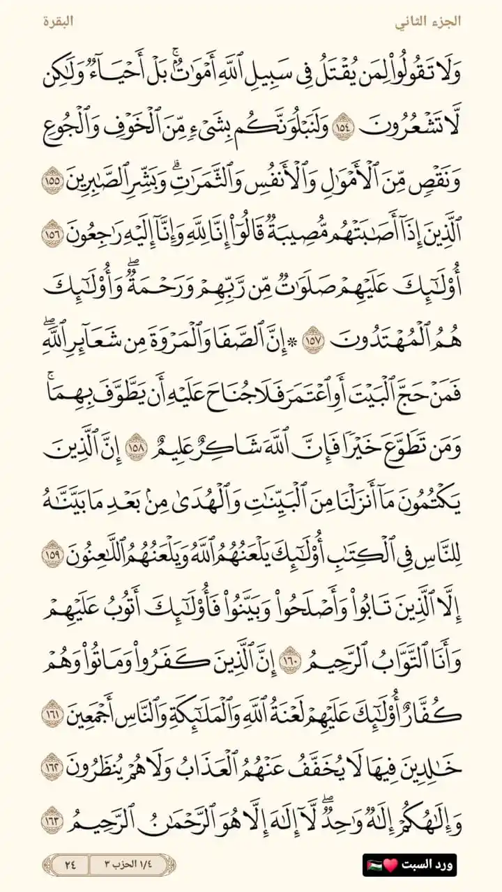Image from وَاذْكُرْ رَبَّكَ إِذَا نَسِيتَ: ورد السبت ♥️🇵🇸...