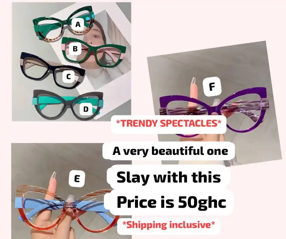 Image from Sali's Importation: Spectacle Price 50gh Including shipping fee 0556816225 1. Ruth 2(E, F...