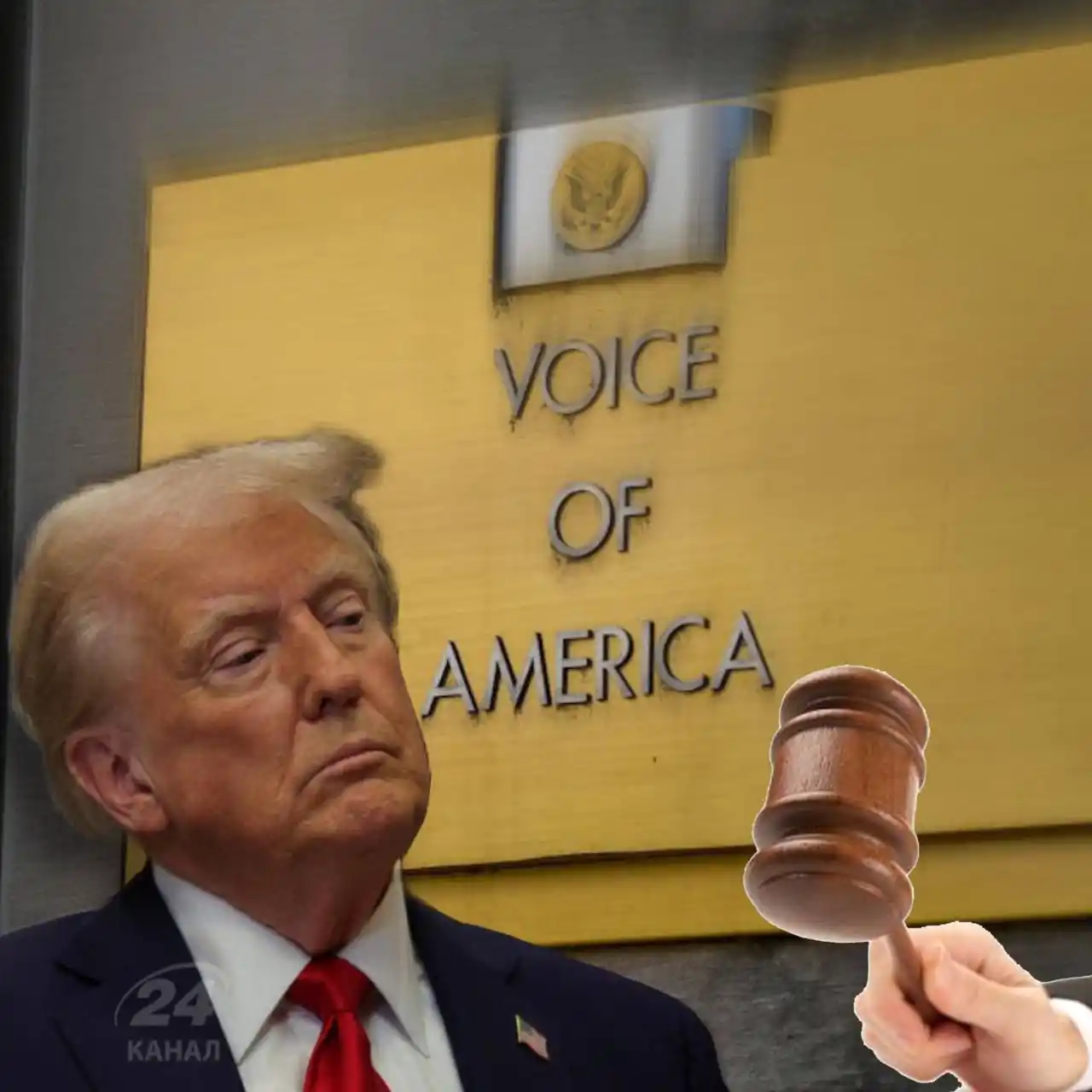Image from 24 Канал | Новини України: 🇺🇸*Білий дім звільнив 639 співробітників "Голосу Америки" та Агентст...