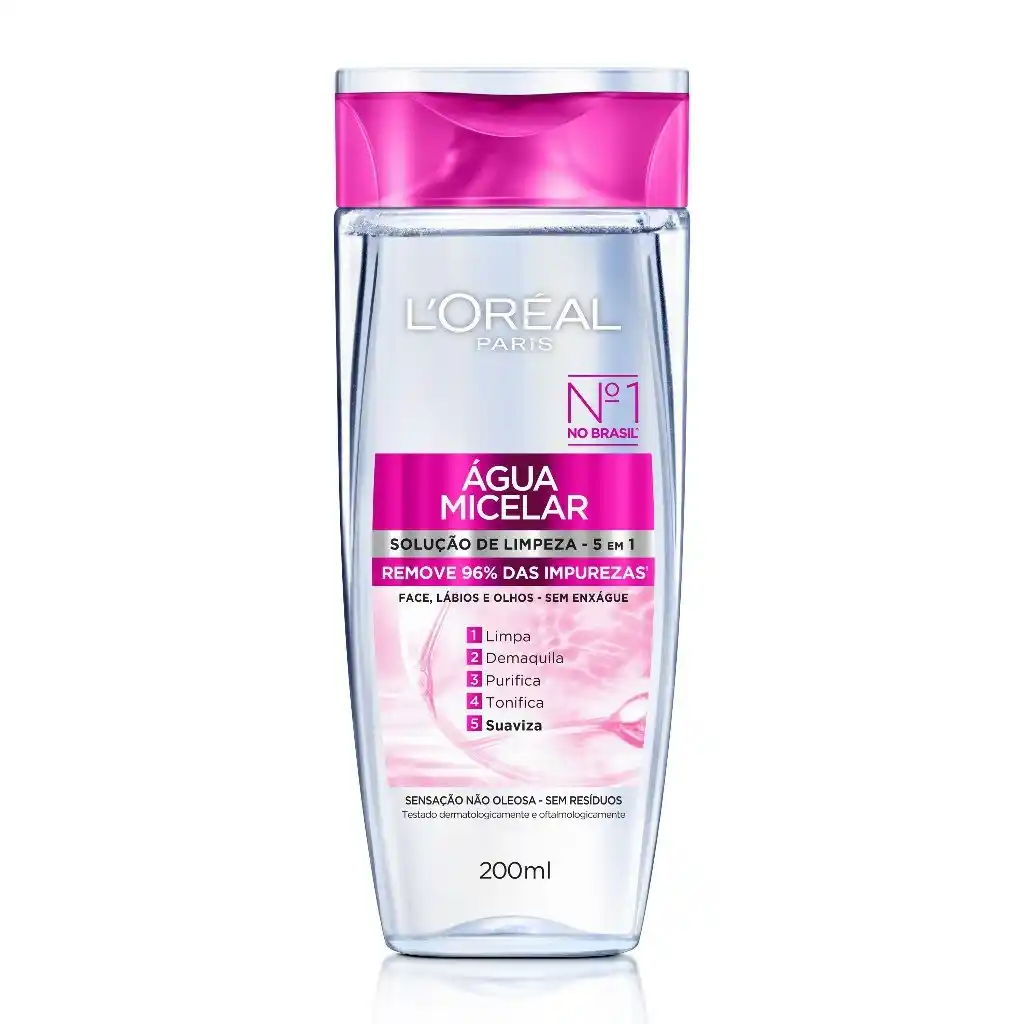 Image from BABI FINDS: 🔥 Água Micelar Loreal Paris Solução de Limpeza 5 em 1 - 200ml De R$ ...