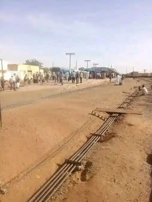 Image from منصة الهدف الإخبارية 🇸🇩: 🛑اليوم تحرك قطار العودة الطوعية من عطبرة الي الخرطوم مرحب باهلنا وعود...