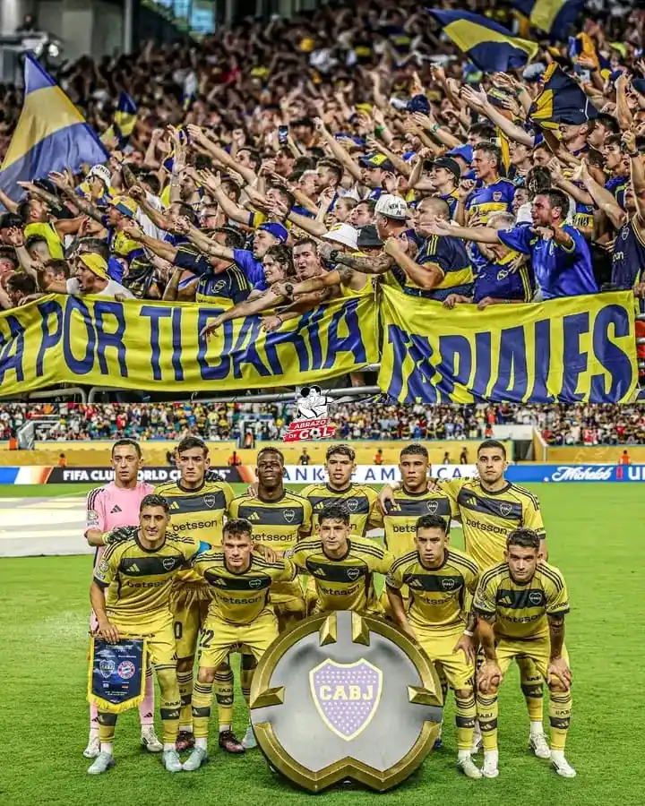 Image from 🏆⚽️ ABRAZO DE GOL 2025 ⚽️🏆: 👏 Aunque no pudo ganar, lo que hizo Boca Juniors es para ponerse de p...