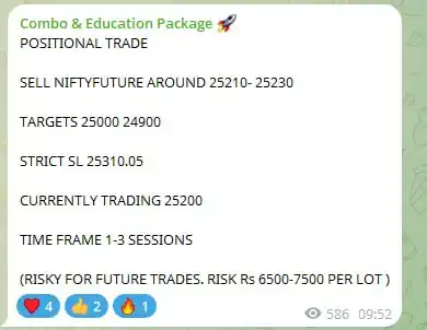 Image from Arjun. SEBI Regd IA 😍: Done!! Morning @ 9.52 am Sent this selling alert of <a class="text-blu...