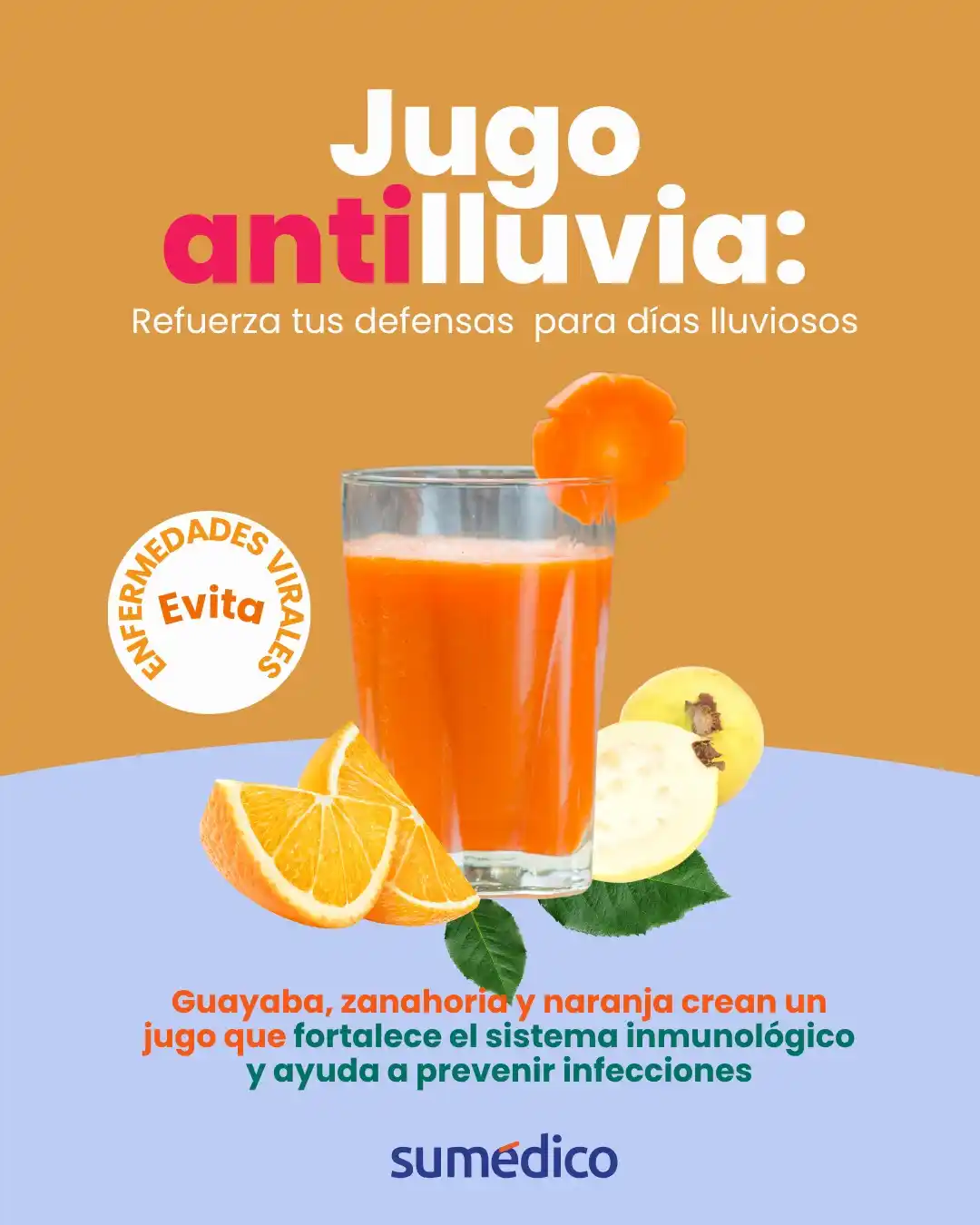 Image from Sumédico.com: El secreto está en un jugo lleno de vitamina C que fortalecerá tu sist...