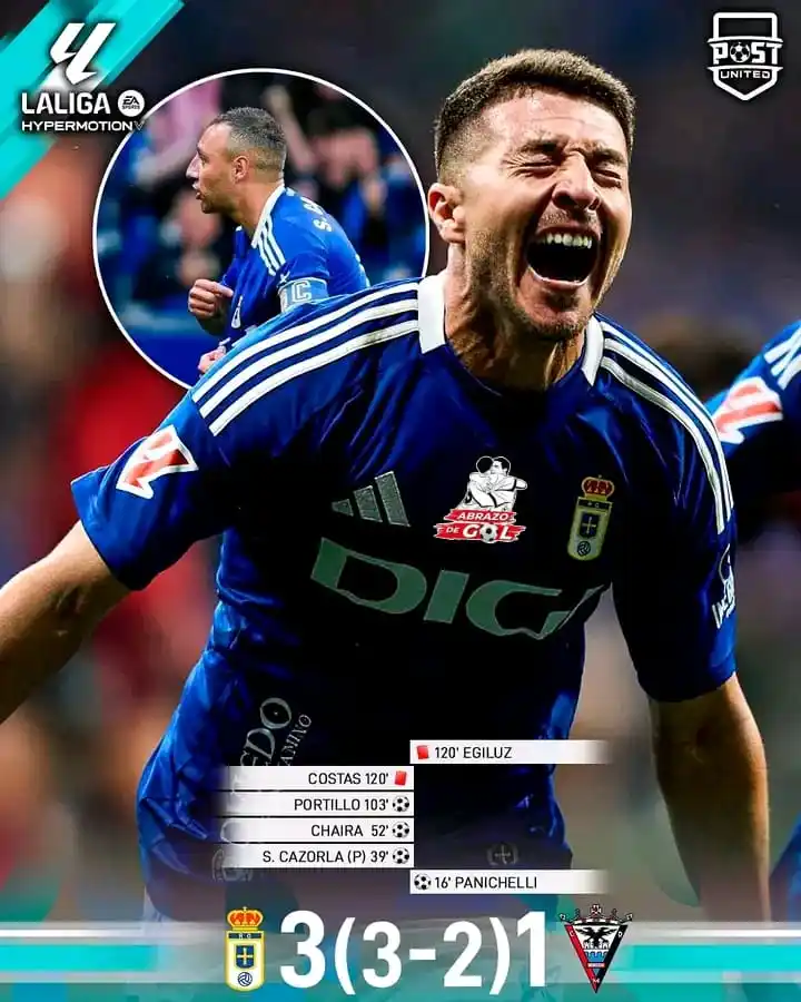 Image from 🏆⚽️ ABRAZO DE GOL 2025 ⚽️🏆: 🇪🇸 ¡¡REAL OVIEDO VOLVIÓ A LALIGA LUEGO DE 24 AÑOS SIN JUGAR EN PRIME...