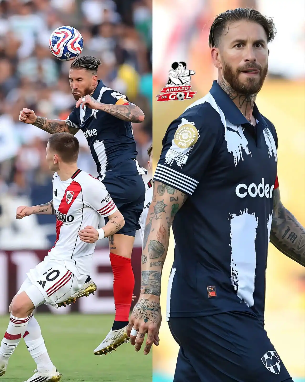 Image from 🏆⚽️ ABRAZO DE GOL 2025 ⚽️🏆: 🇪🇸 Sergio Ramos vs River Plate: • 90 minutos. • 10 despejes. • 3 en...