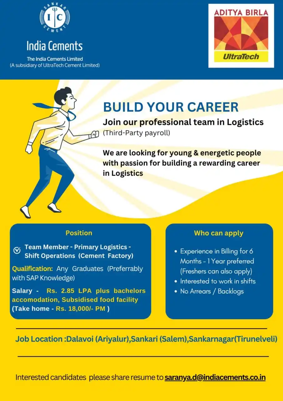 Tirunelveli & Tenaksi Jobs & Careers post