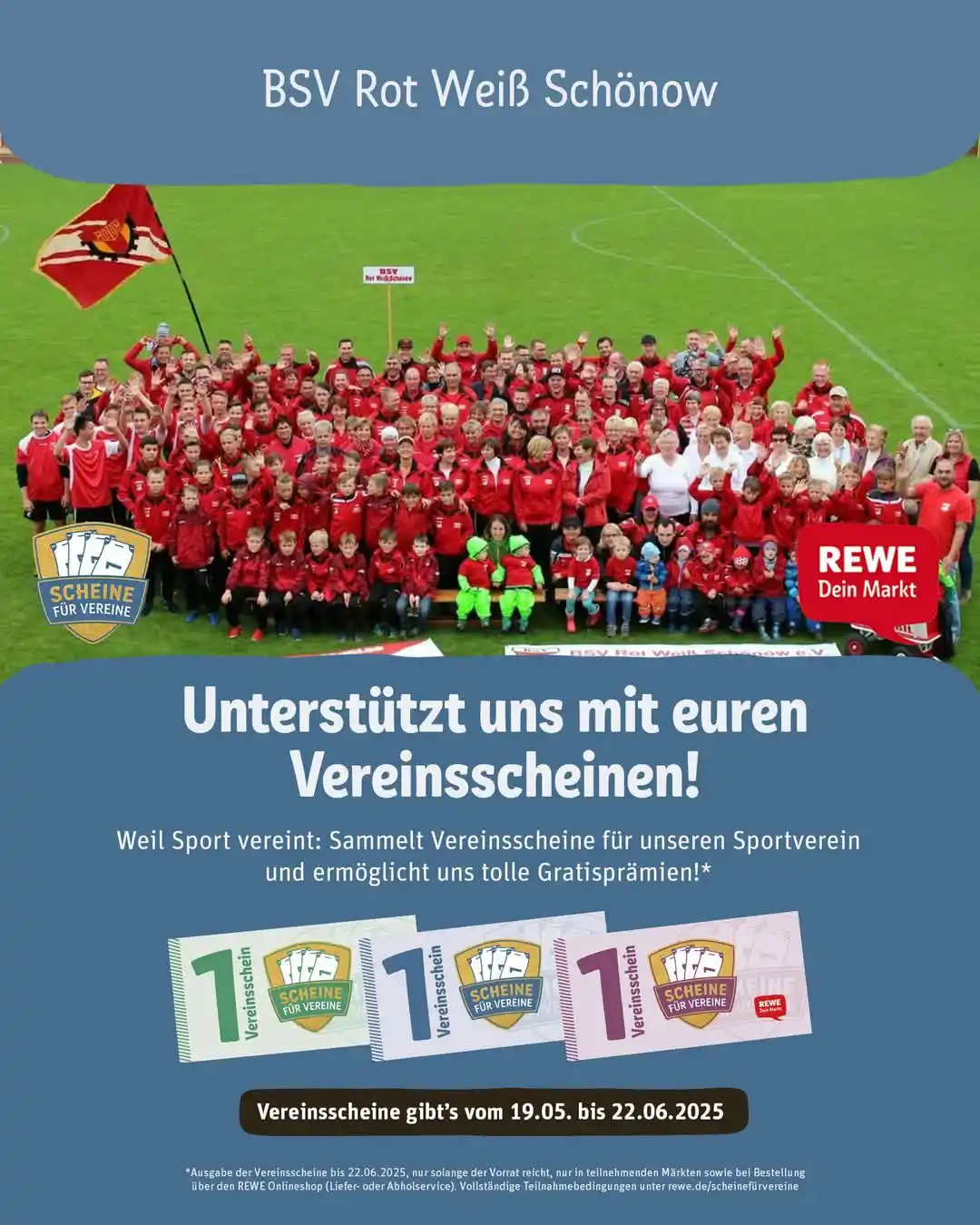 BSV Rot Weiß Schönow post