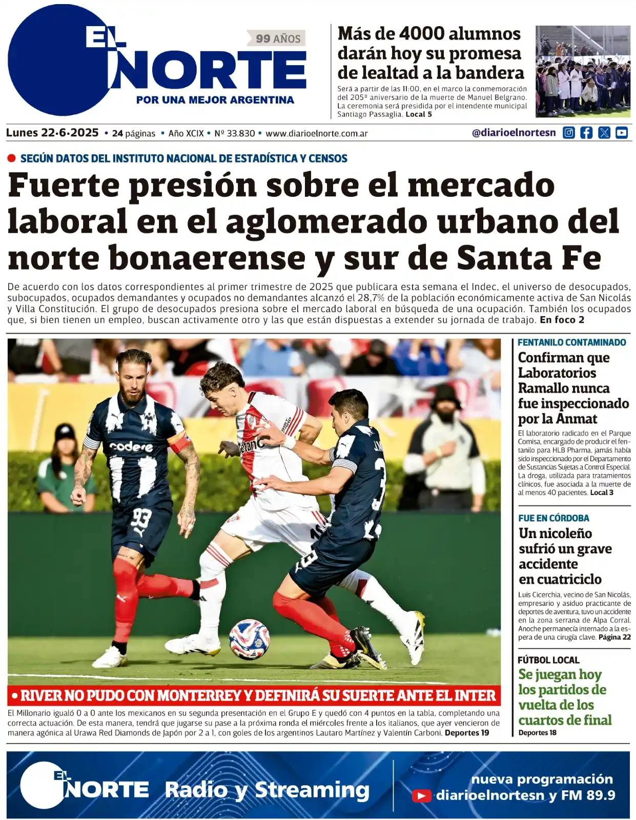 Image from Diario EL NORTE: https://diarioelnorte.com.ar/edicion-digital-domingo-22-de-junio-de-20...