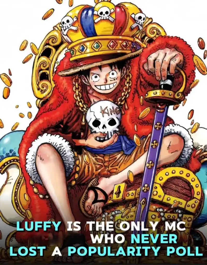 Image from Takafest Official (Anime 9ja/ Nigerian gamers): I've never seen Luffy lose a popularity poll btw...