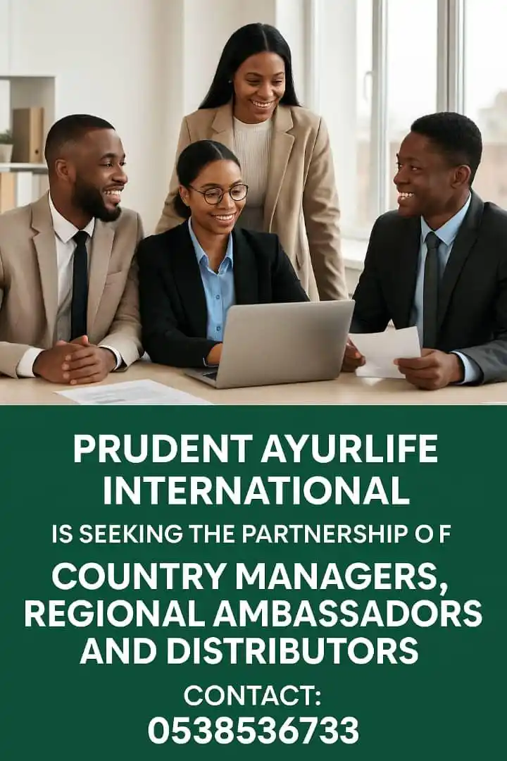 Image from TOP GHANA NEWS HEADLINES: *Join the Prudent AyurLife Int’l Community!*  *We’re expanding fast — ...