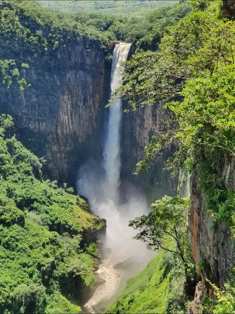 Image from Photo Exhibitions by Eddy & Friends: Kalambo falls, Zambia. The beautiful spectacle forms as the Kalambo Ri...