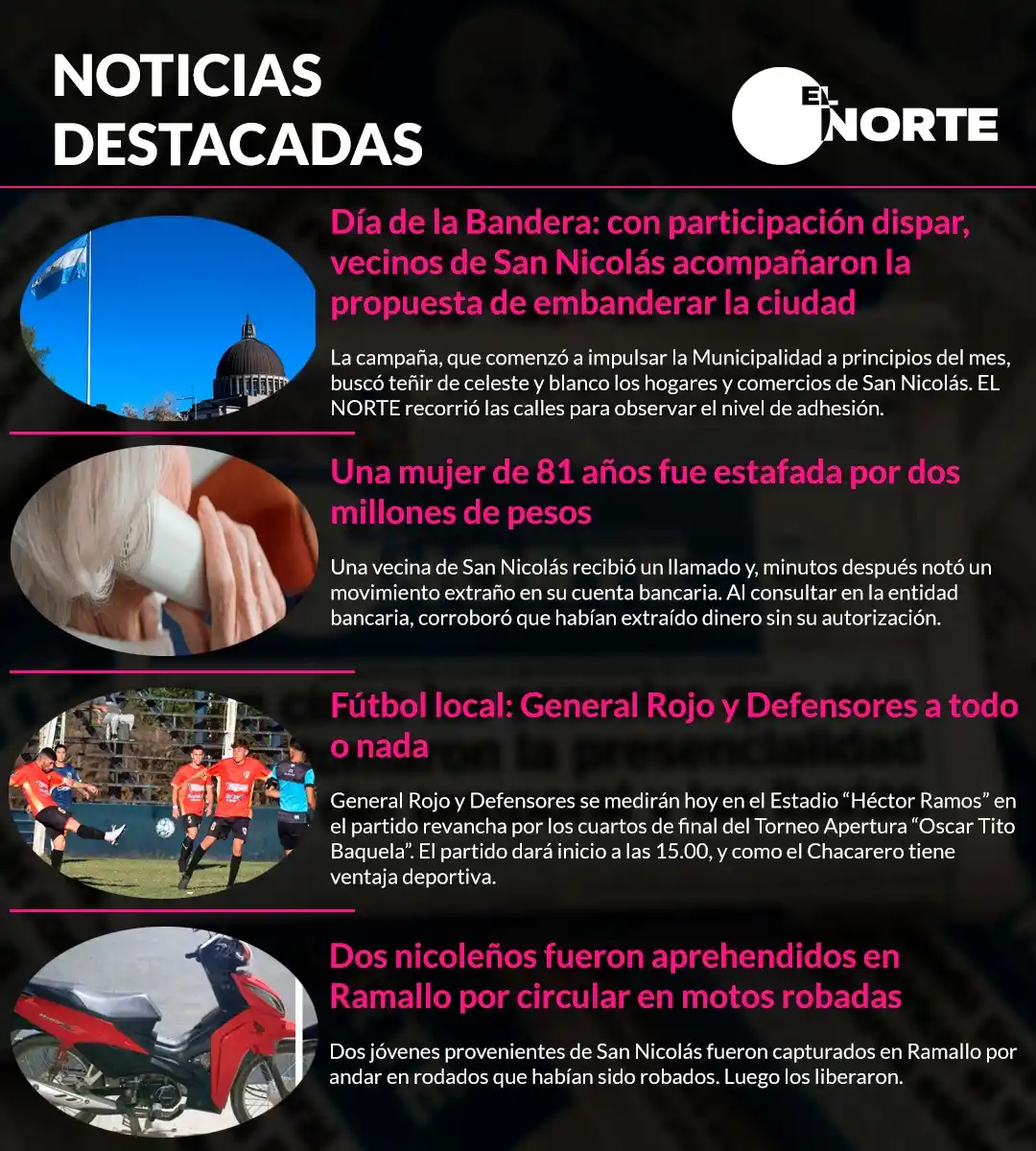 Image from Diario EL NORTE: LAS NOTICIAS DESTACAADS DEL DÍA 🗞️ 📌Día de la Bandera: con particip...