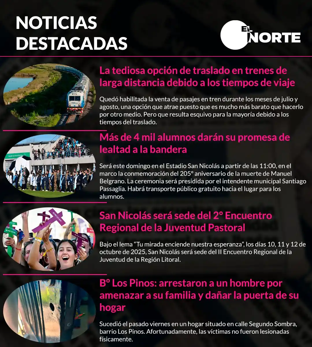 Image from Diario EL NORTE: LAS NOTICIAS DESTACADAS DEL DÍA 🗞️  📌La tediosa opción de traslado e...