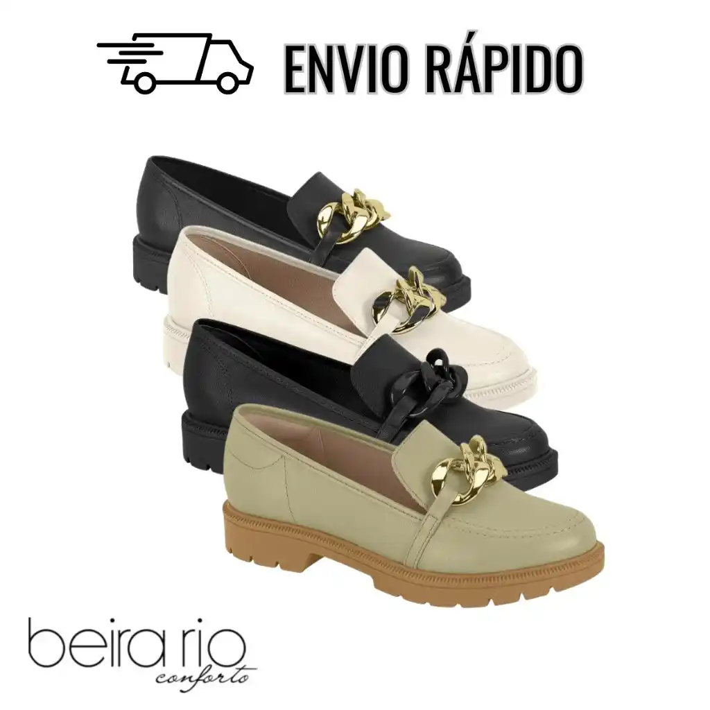 Image from BABI FINDS: 🔥 Mocassim Feminino Beira Rio Original Elegante Confortável Com Corre...