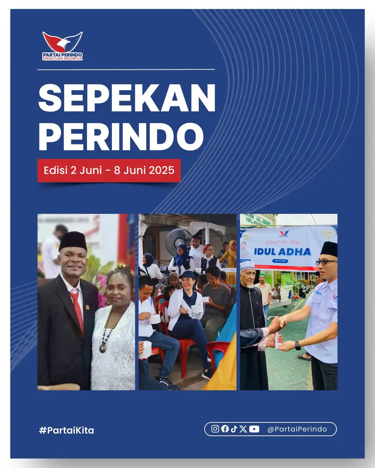 Image from Partai Perindo: Sepekan bersama Partai Kita ✨ Dari pusat hingga daerah, Partai Kita t...