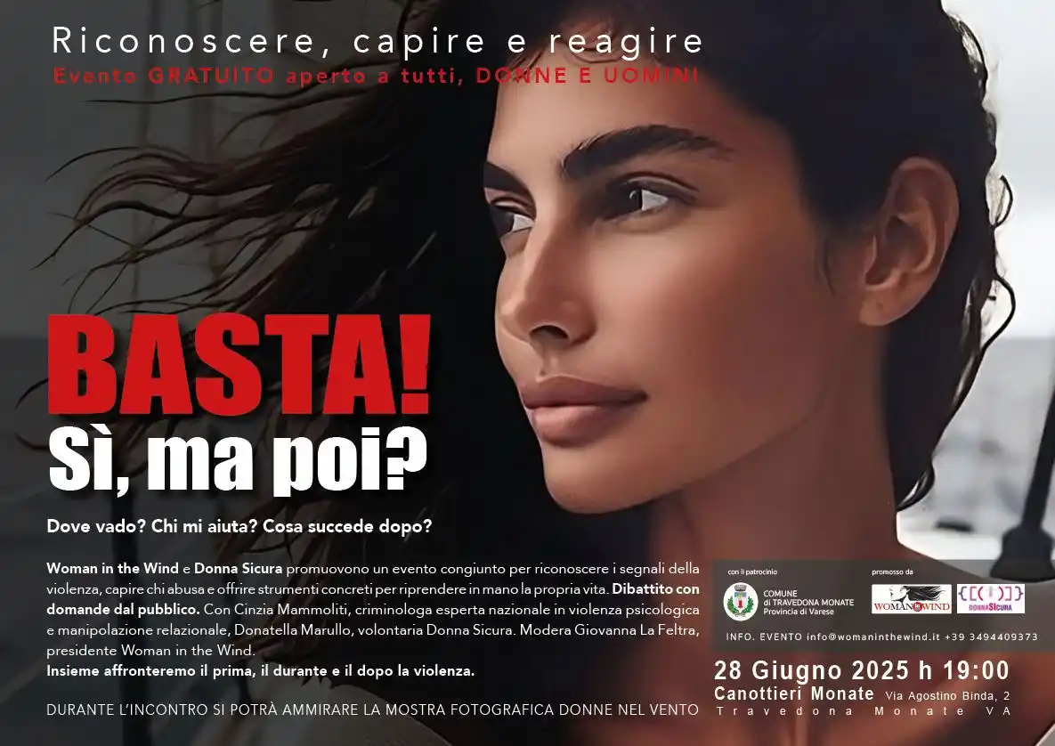 Image from Comune di Travedona Monate: Si invitano i cittadini all’evento gratuito e aperto a tutti “Basta! S...