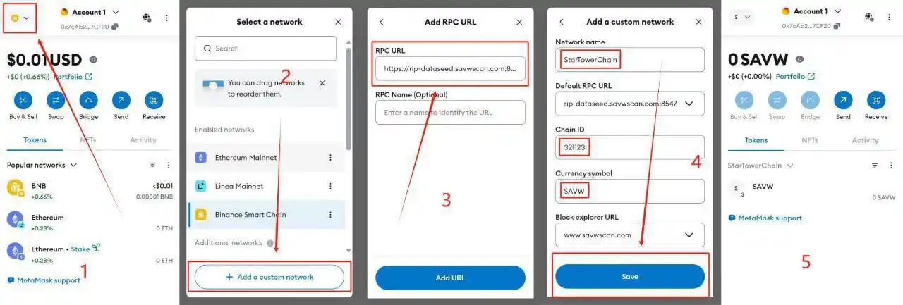 Image from EMMY CRYPTO OFFICIAL CHANNEL: StarTower Mainnet Live ! Go to Metamask & add startower chain !  Netwo...
