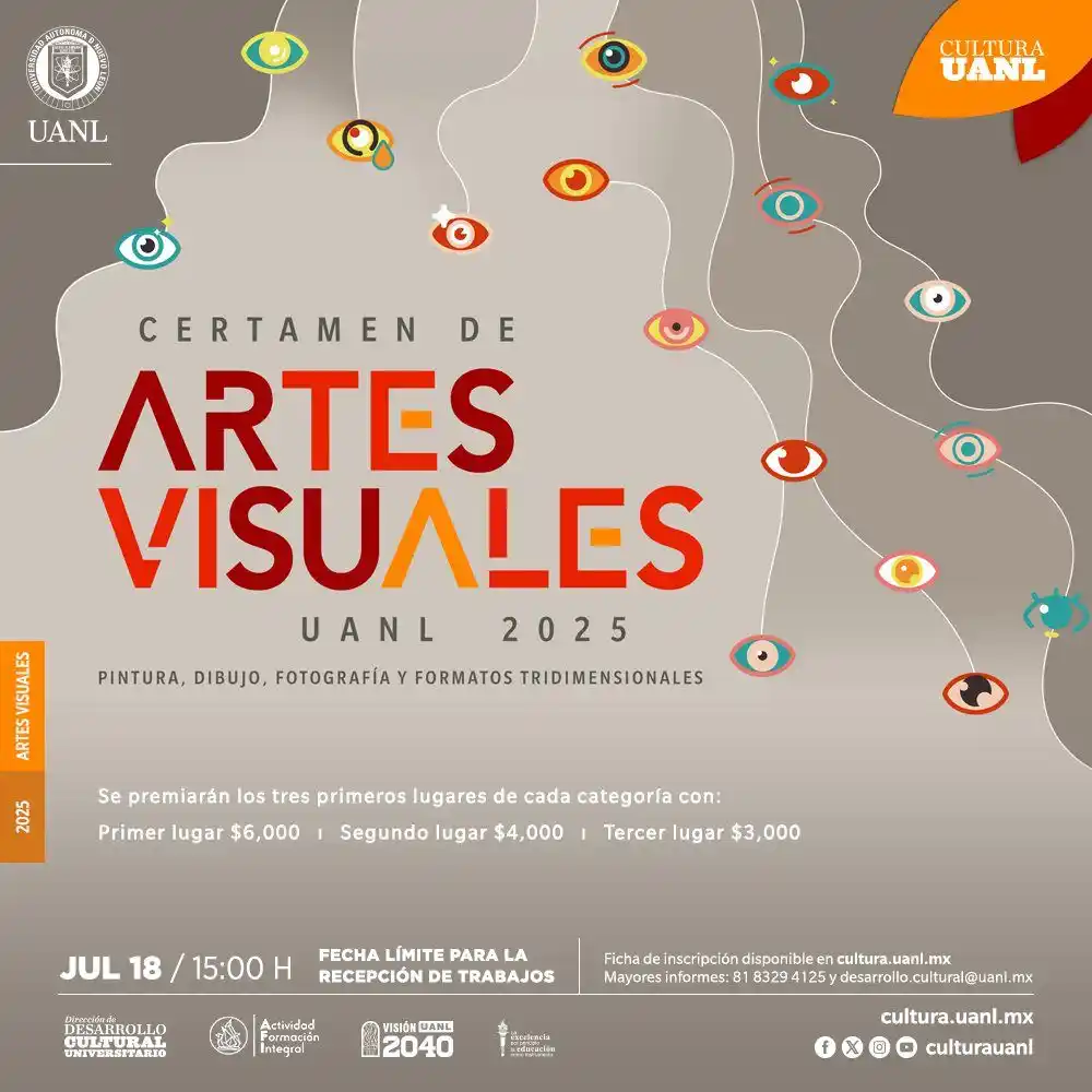 Image from UANL: ¡Tu visión creativa merece ser vista y tu arte, reconocido! 👩‍🎨🧑‍🎨...
