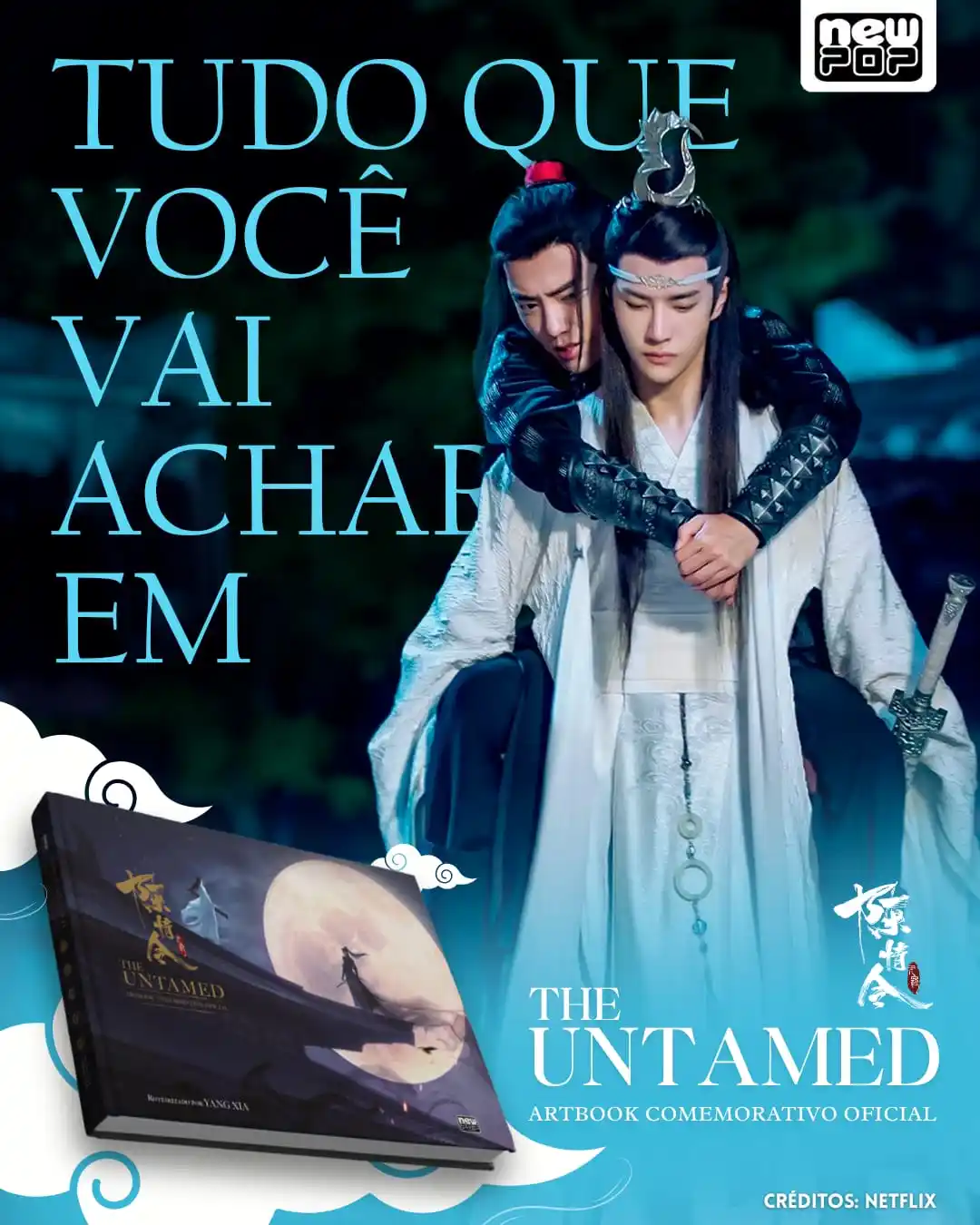 Image from NewPOP Editora: VEM DAR UMA ESPIADA! 👀 O artbook de "The Untamed" (Os Indomáveis), sé...