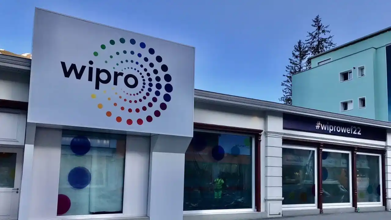 Image from NDTV Profit: *WIPRO SHARES IN FOCUS*   Is buyback on cards?  shorturl.at/cKCE7...