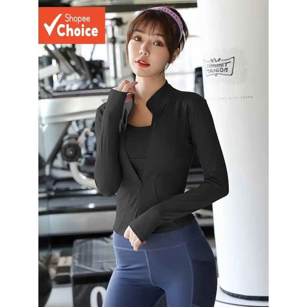 Image from BABI FINDS: 🔥 Yoga Running Quick-Dry Fit Manga Longa Quatro Estações Cintura-Cinc...