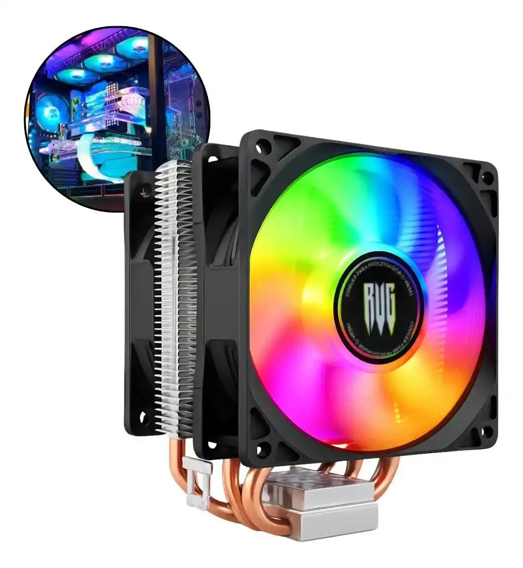 Image from PC DO RAFA OFERTAS: Aircooler Cpu Ryzen Am4 Am5 Intel Lga 775 115x 1200 1700 2011 R$ 43 C...