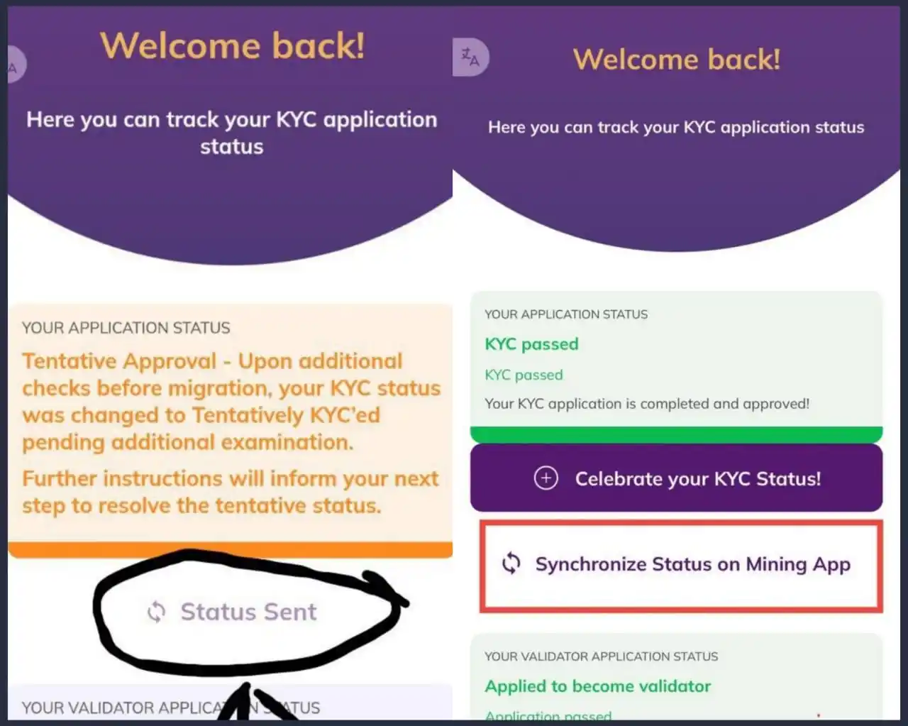 Image from Hania Online Earning: 🚨 BREAKING: A new button has been added to the KYC app which allows a...