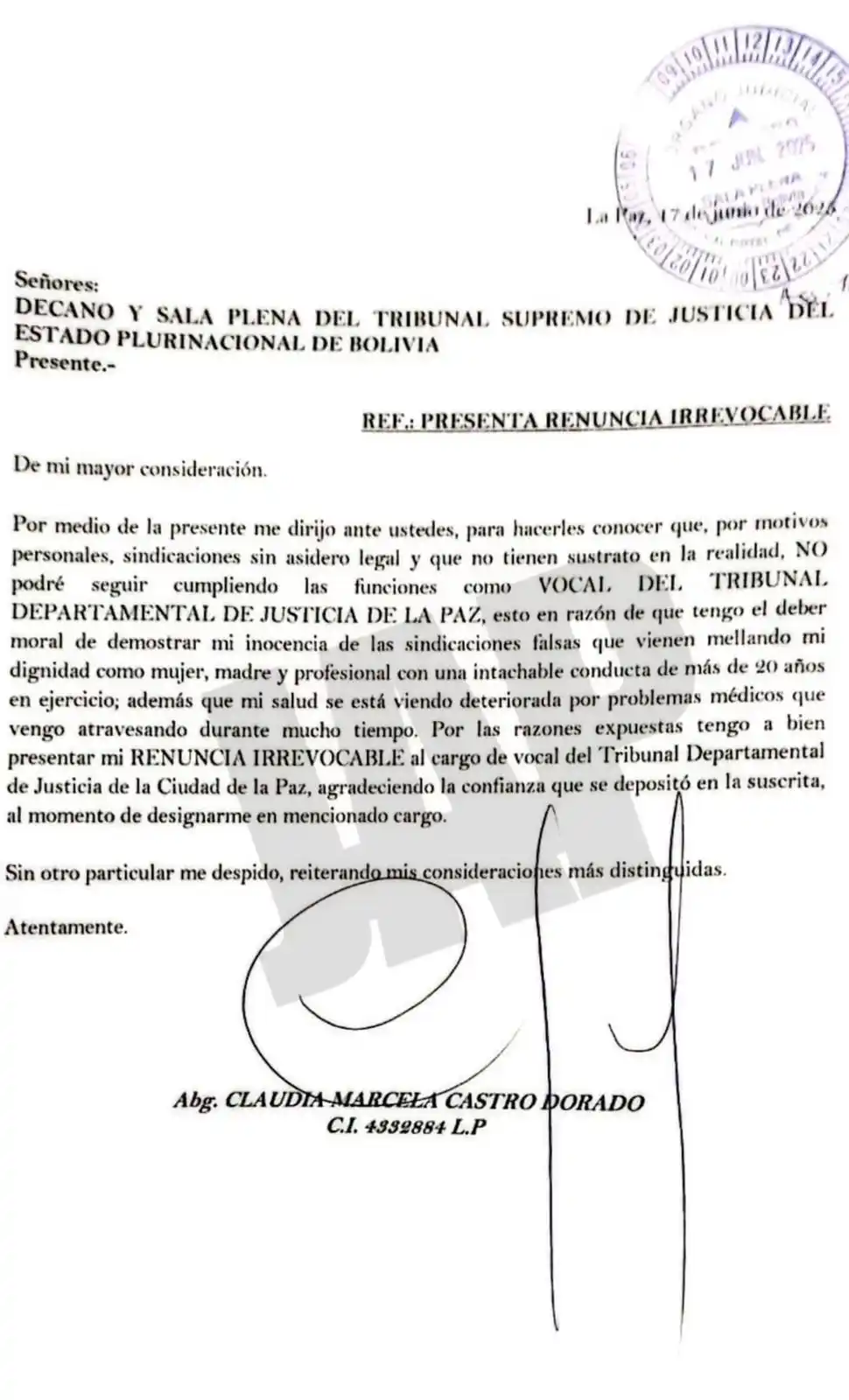 Image from johnarandiaperiodista: CASO SUPUESTO CONSORCIO: “Demostrar mi inocencia de las acusaciones fa...