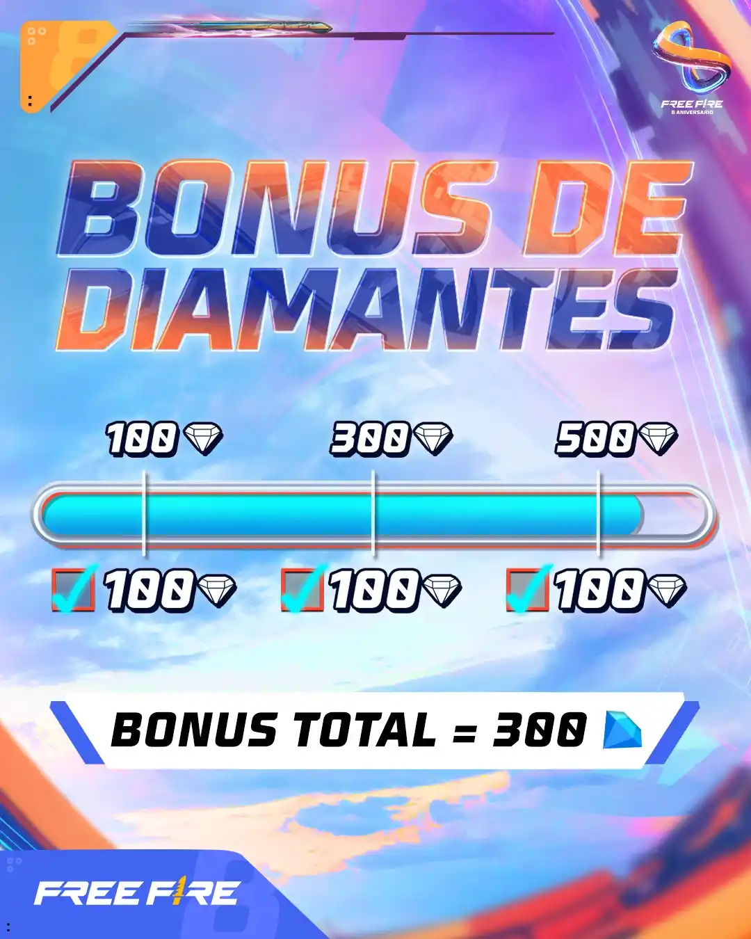 Centro Recarga Free Fire Bro post