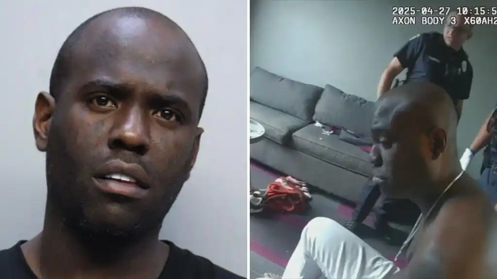 Image from Univision 23 Miami-FLL: *🚨 Chocolate MC fue arrestado dos veces en menos de dos meses*  Te ex...