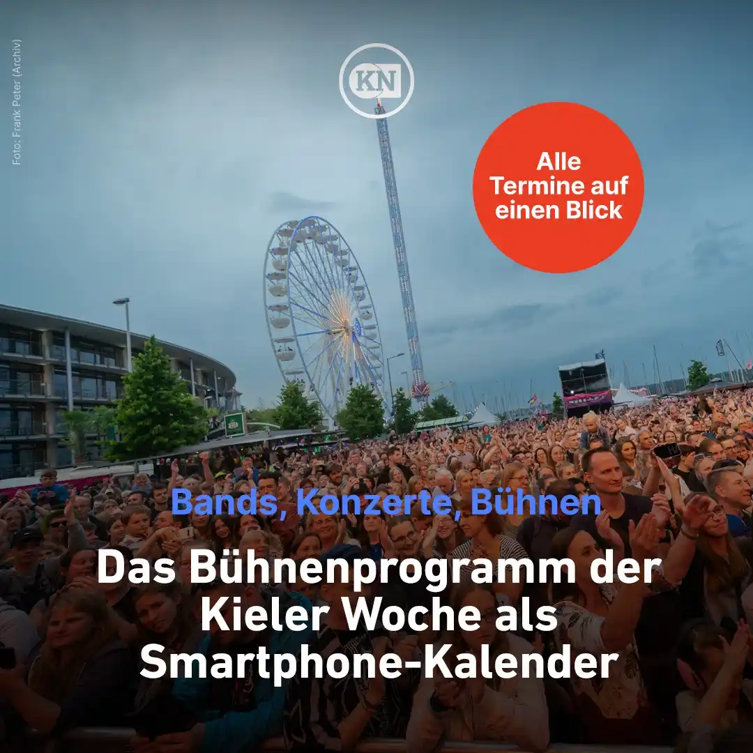 Image from Kieler Nachrichten: Das Bühnenprogramm auf einen Blick 🎶: Welche Bands treten wann auf? W...