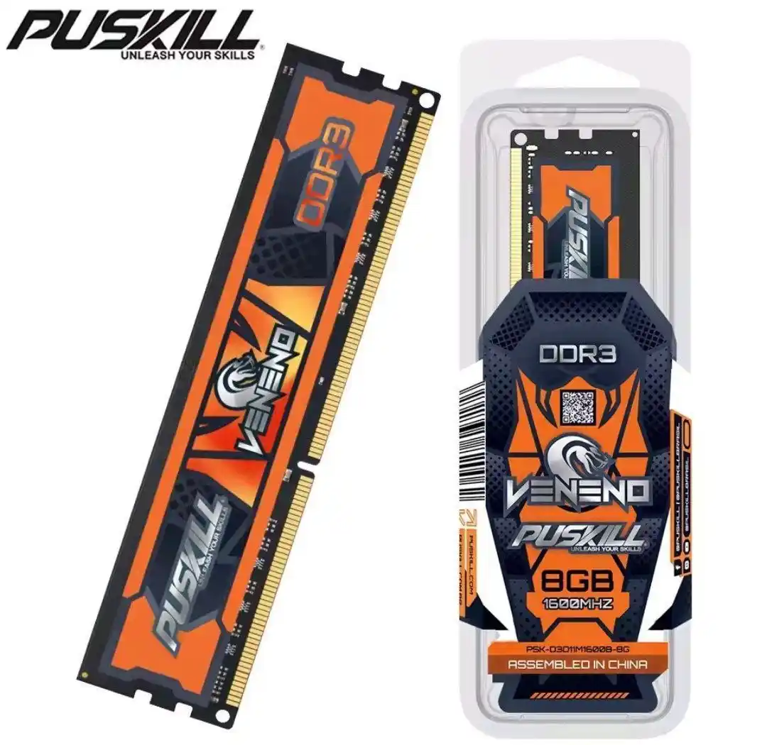 Image from PC DO RAFA OFERTAS: Memória PUSKILL DDR3 4x8GB 1600MHZ 1.5v Adicione 4 pentes de 8gb 1600...