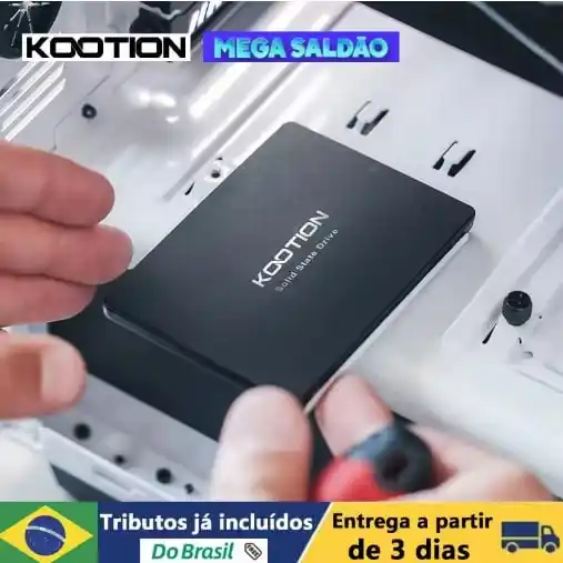 Image from PC DO RAFA OFERTAS: No Brasil  🇧🇷  SSD SATA 3 Kootion 512GB  Valor: R$117 no Pix Cupom: ...