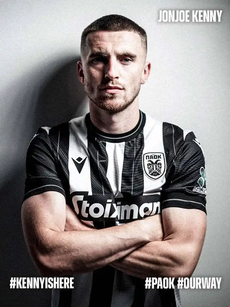 Image from GLOBAL SPORTS NEWS ✅: OFFICIAL: Greek club PAOK have signed Jonjoe Kenny (28) on a free tran...