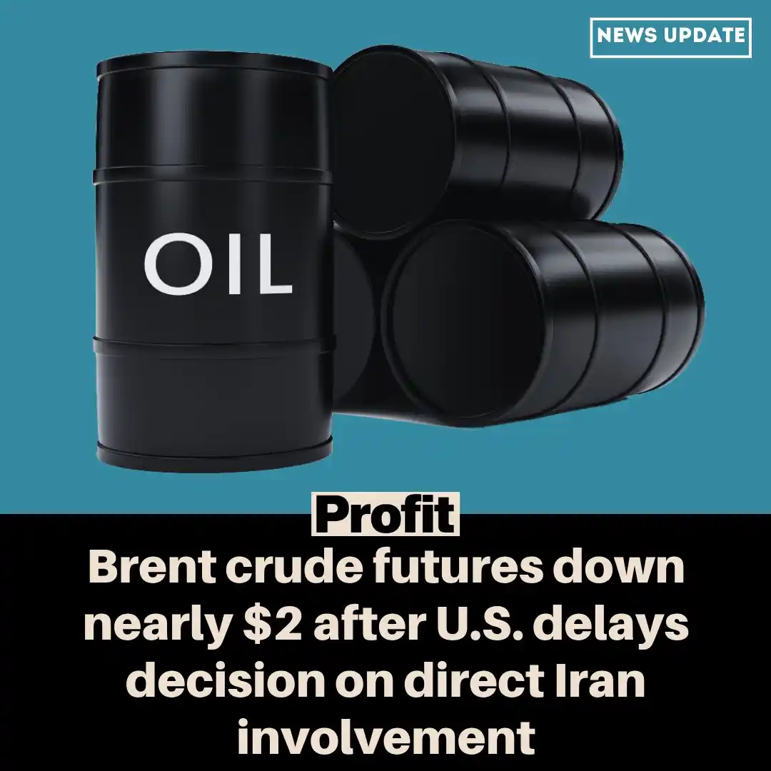 Image from Profit: On a weekly basis, Brent crude rises 3.8%; analysts say "the "two-week...