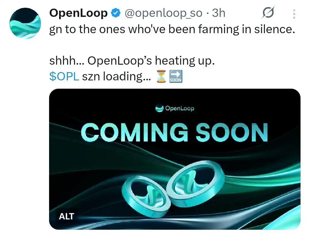 Image from Hania Online Earning: *🔈 OpenLoop Airdrop — $OPL is Comming Soon 🔥🔥*  *Keep Running Exten...
