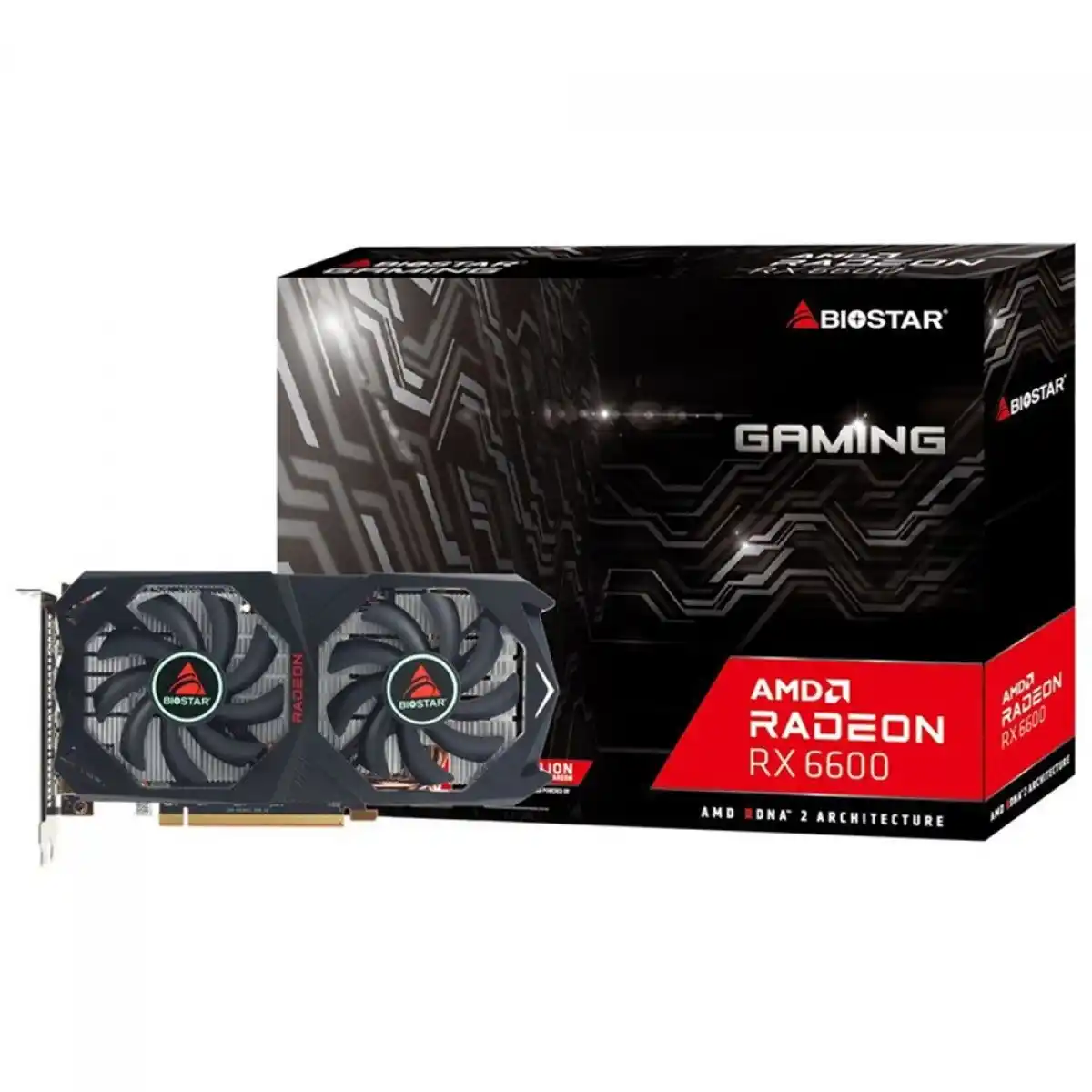 Image from PC DO RAFA OFERTAS: Placa de Vídeo Biostar AMD Radeon RX 6600, 8GB, GDDR6, Ray Tracing, VA...