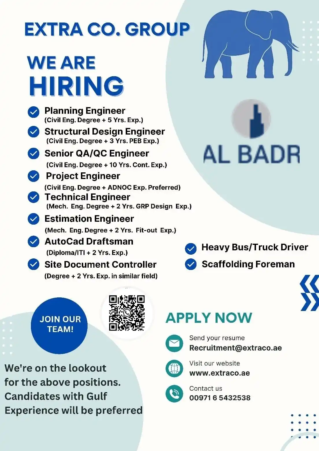 Image from Vacancies In Gulf👔: _Posting Date: 22.06.2025_ _Thank you and all the best._ *Vacancies I...