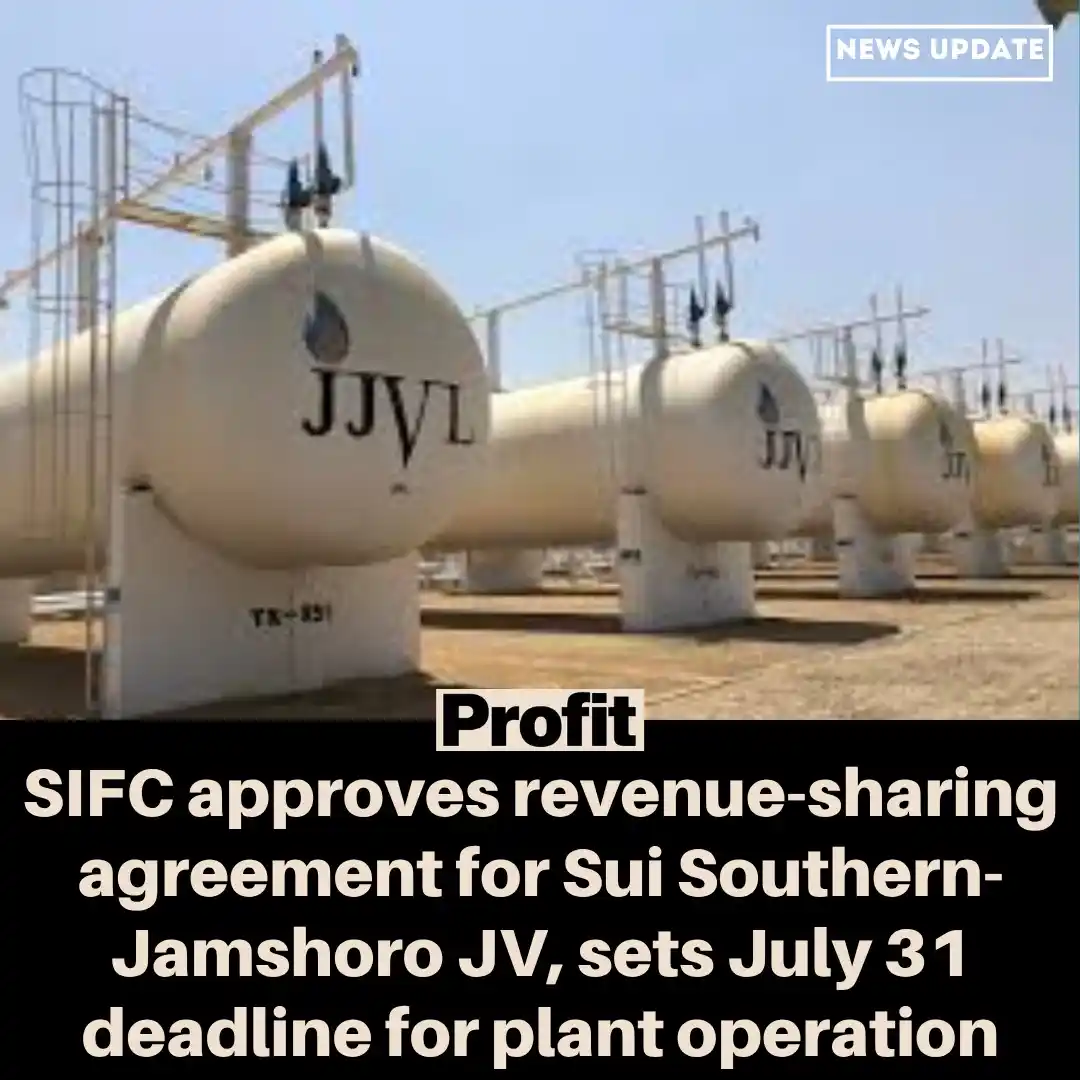 Image from Profit: Revenue-sharing deal set at 66:34 ratio with 25% LPG share for SSGC, e...