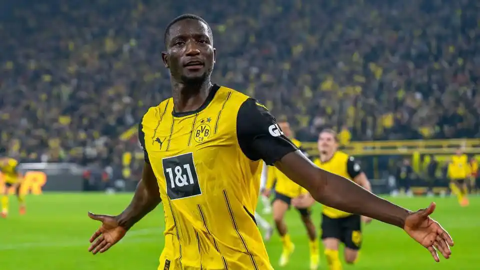 Image from GLOBAL SPORTS NEWS ✅: Serhou Guirassy has scored 10 goals in his last 8 games for Dortmund. ...