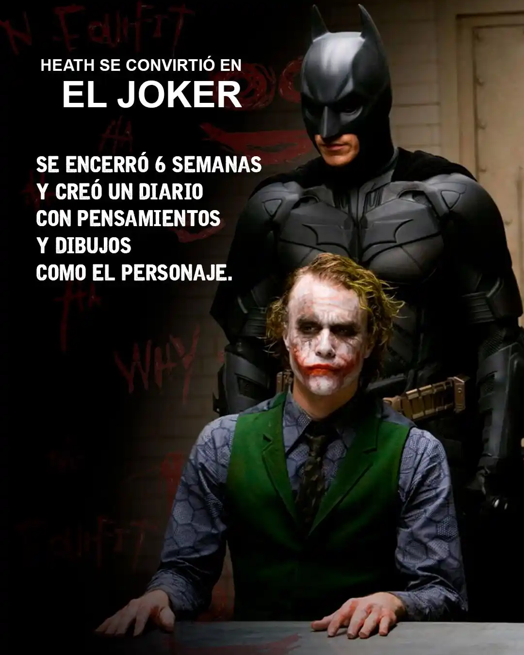 Image from Azteca 7: Sin duda, el joker de Heath Ledger se ha convertido uno de los mejores...