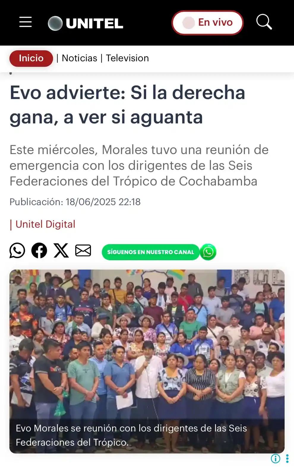 Image from johnarandiaperiodista: Sin lugar a dudas si no participa, sino gana, va a seguir haciendo a c...