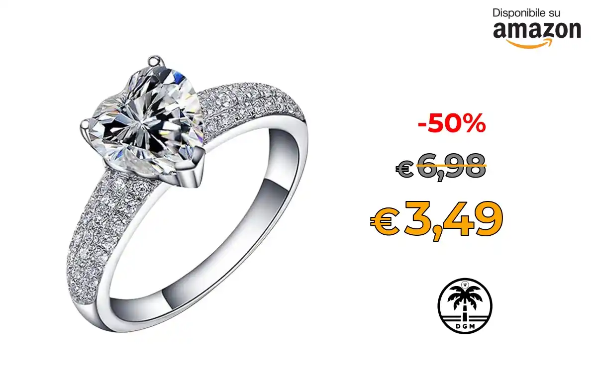 Image from Offerta DgM: *📍Anello a fascia in argento 925 da donna, finitura lucida* 💶* *3,4...